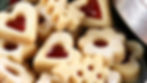 Galletas de azúcar y mermelada