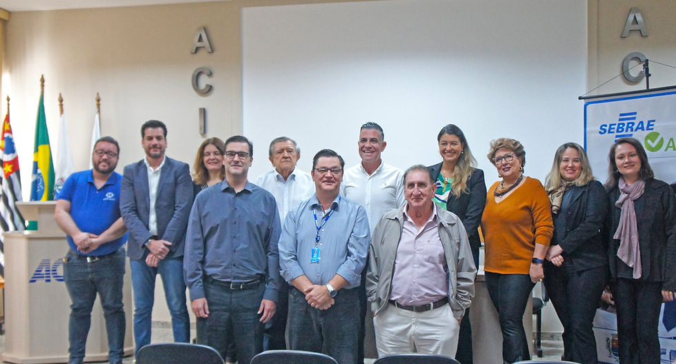 ACIA, Sebrae e Prefeitura renovam parceria para o atendimento e qualificação dos empreendedores de