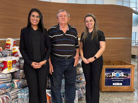 As doações para as vítimas do Rio Grande do Sul chegam diariamente na ACIA
