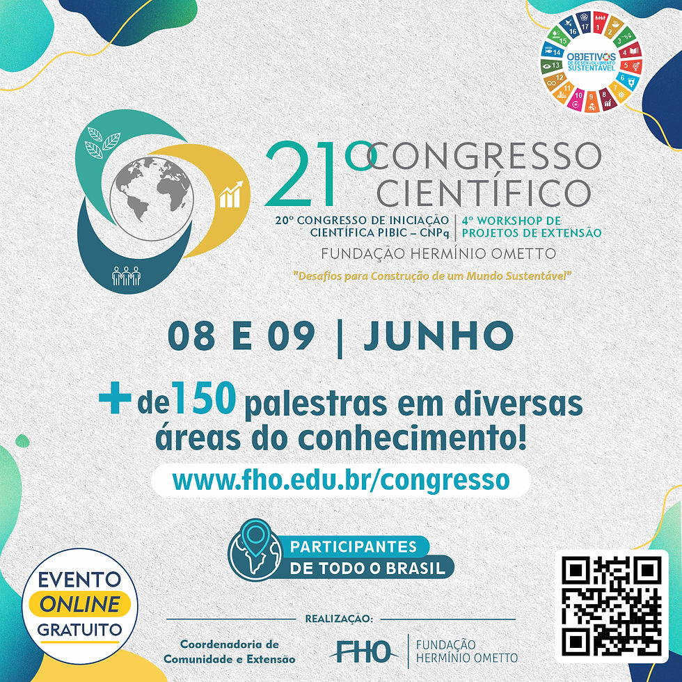 Anúncio - 21º Congresso Científico FHO