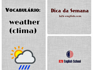 Vocabulário: FALANDO SOBRE O CLIMA
