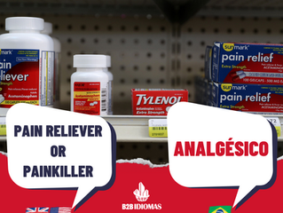Dicas de Inglês B2B: PAIN RELIEVER