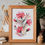 Thumbnail: Floral Stretch Mark Watercolor Painting