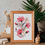 Thumbnail: Floral Stretch Mark Watercolor Painting