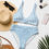 Thumbnail: Beauty Marks Recycled Stripe Top Sky Blue Recycled High-Waisted Bikini
