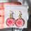 Thumbnail: Pink Daisy Real Pressed Flower Earrings | Short Small Pink Daisies