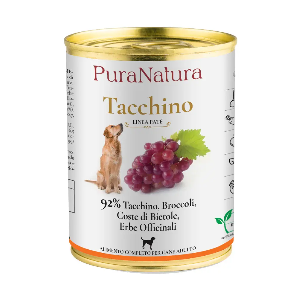 PURA NATURA PATE' TACCHINO E UVA