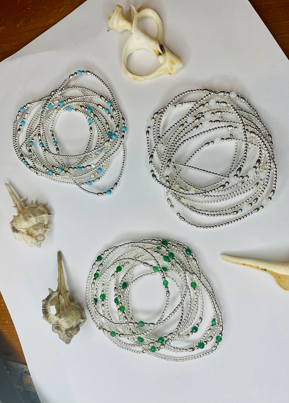 Thumbnail: Turquoise and sterling silver bracelet