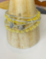 Citrine and sterling silver bracelet collection