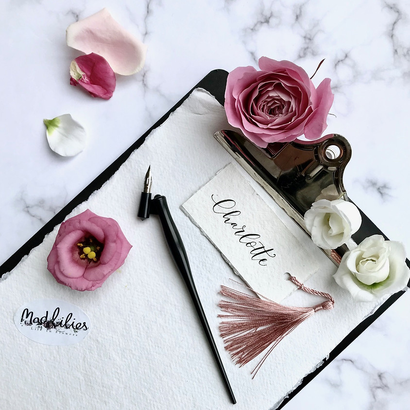 SOLD OUT // Modern Calligraphy Workshop for Beginners at Mad Lilies in Banstead