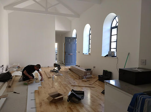 Holistic Ballet Studio London is Getting The Junker Sprung Floor Installed