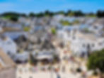 The historic centre of Alberobello with the biggest concentration of trulli