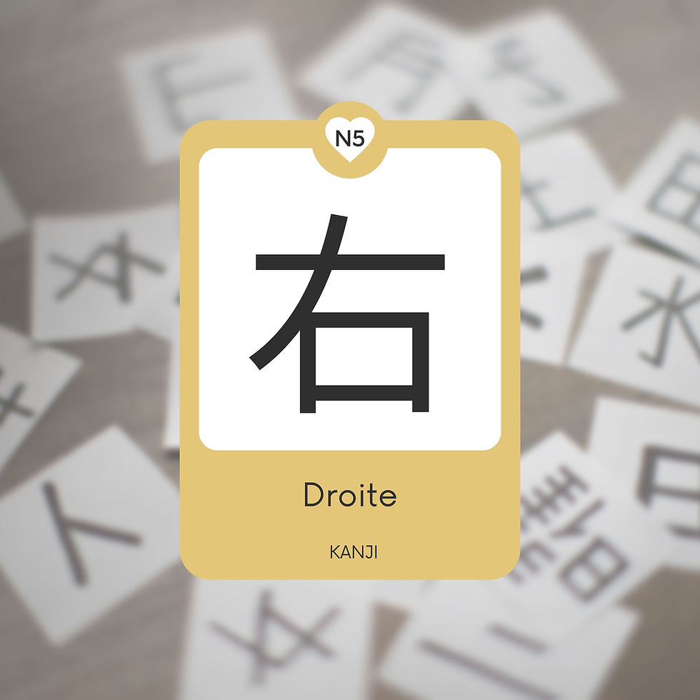 右 | Droite | JLPT5
