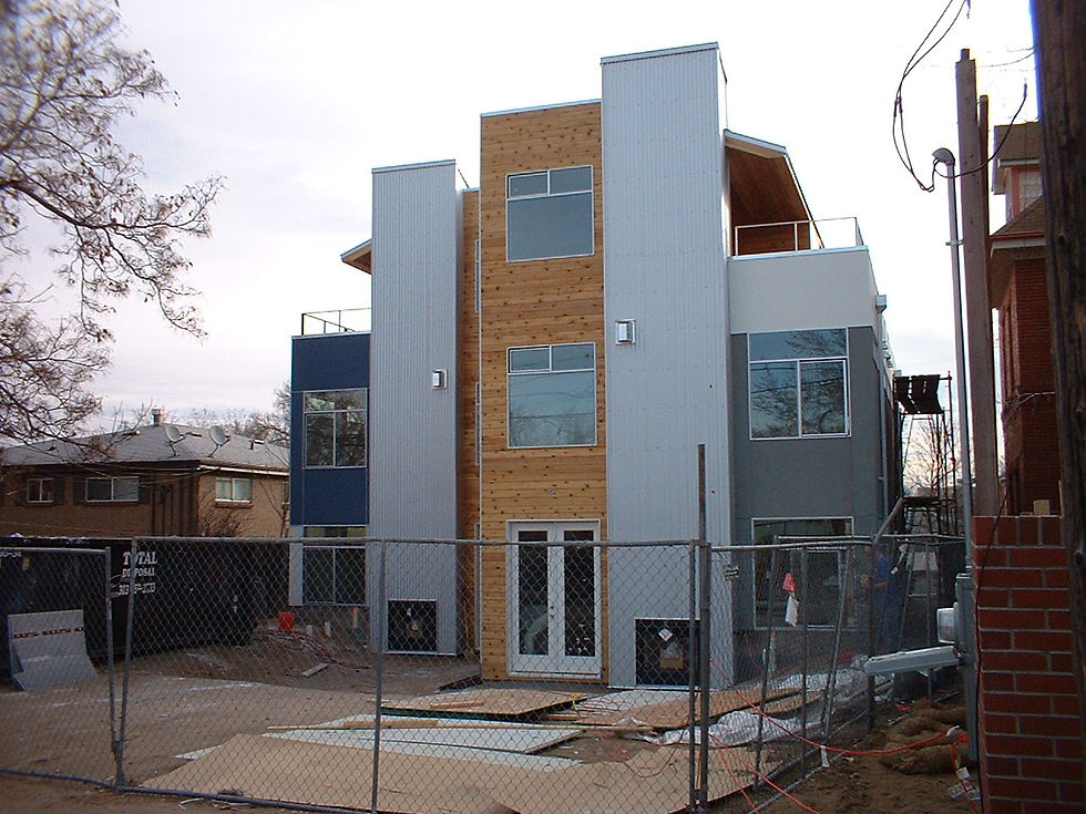 Rear During Construction
