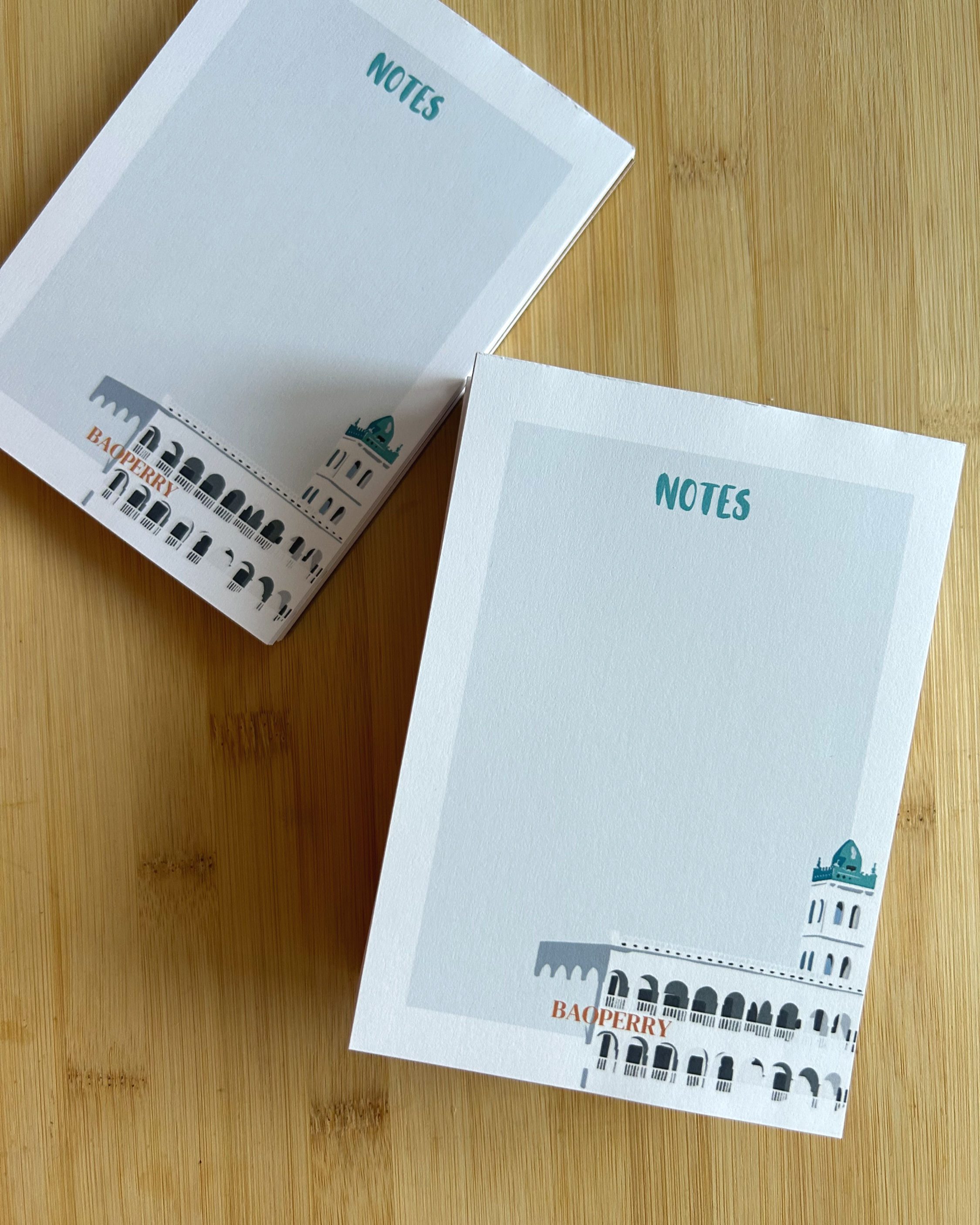 Bloc-notes papier détachable - Mosquée de Moroni