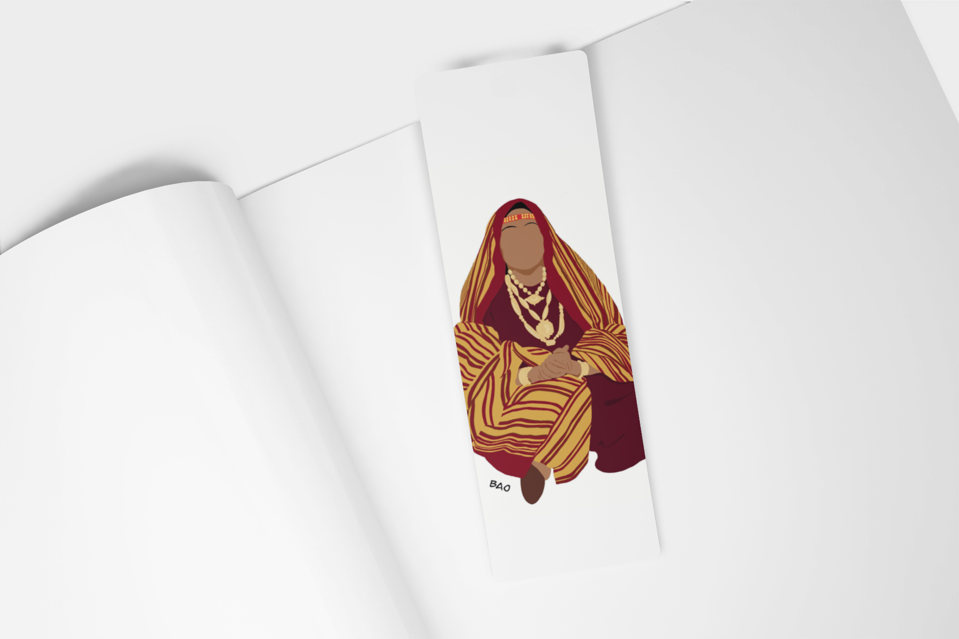 Marque page - Femme comorienne