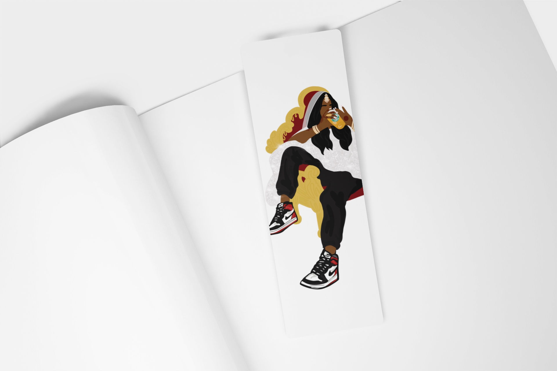 Marque page - Femme en Jordan