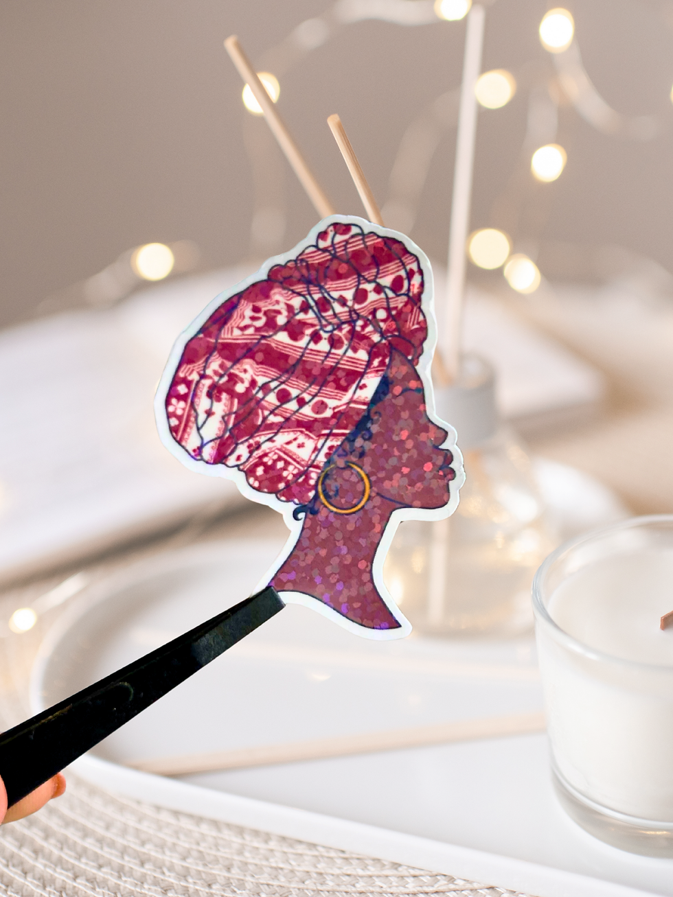 Miniature : Sticker - Femme en turban