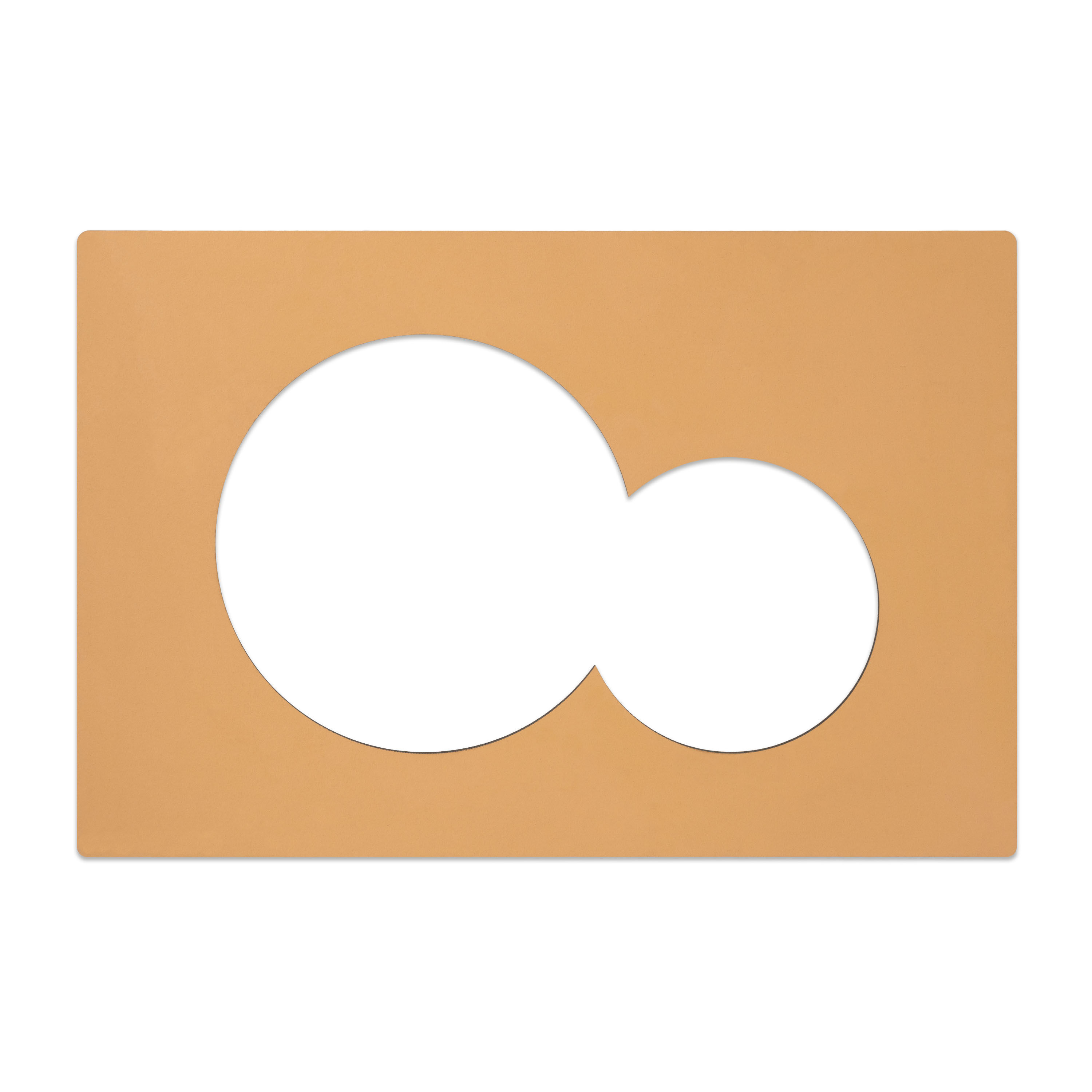 Linoleum rechthoekig liggende wc paneel series, leather