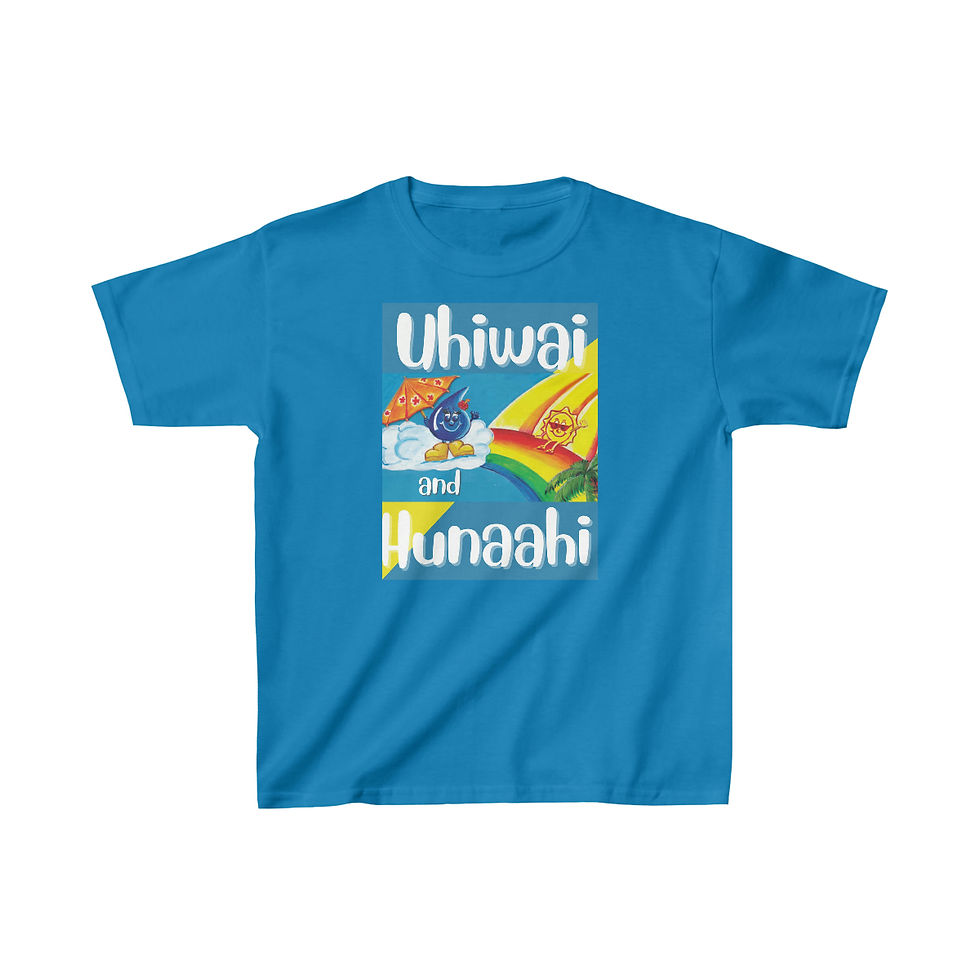 Thumbnail: Uhiwai and Hunaahi Kids Heavy Cotton™ Tee