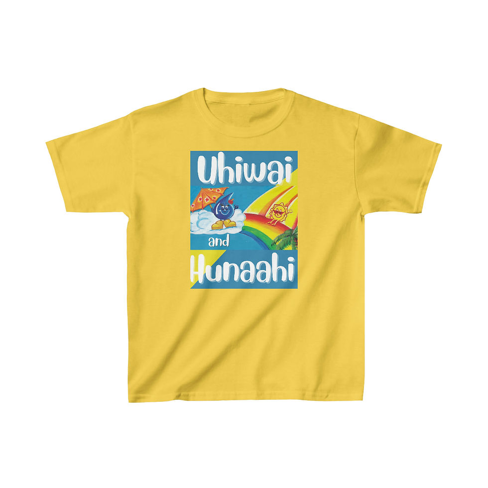 Thumbnail: Uhiwai and Hunaahi Kids Heavy Cotton™ Tee