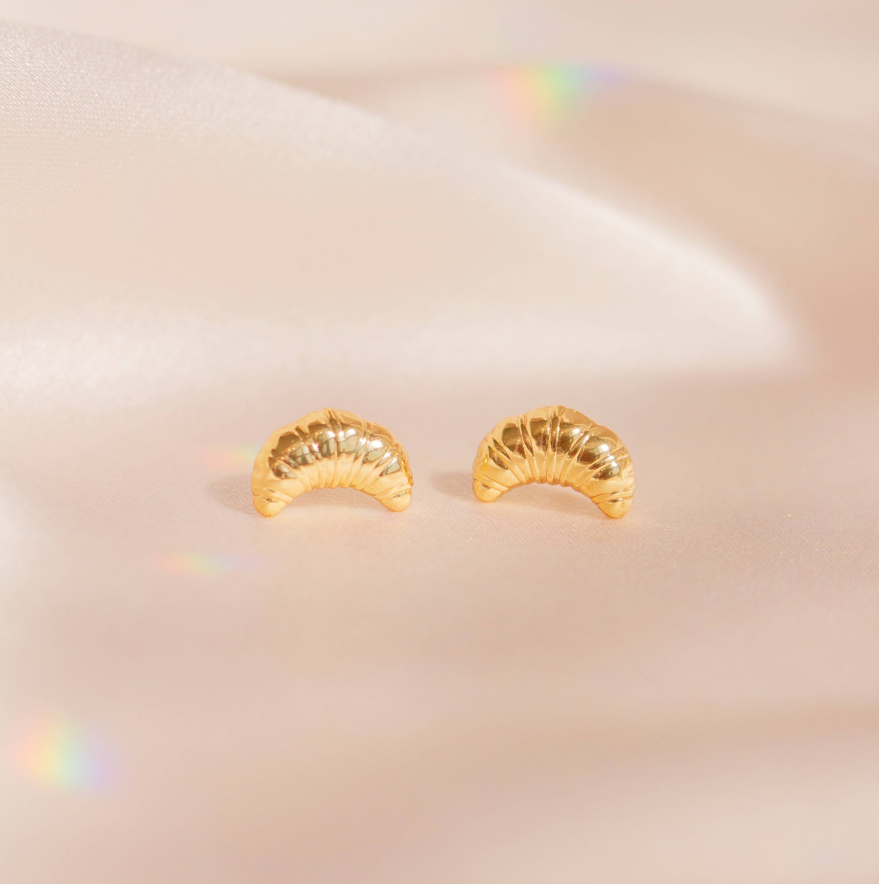 Croissant Stud Earrings