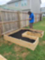 Simple raised bed
