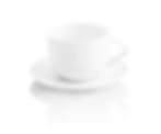 Triangle handle Cup & Saucer