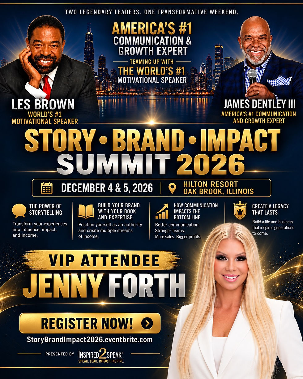 Story Brand Impact Summit Les Brown - James Dentley - Jenny Forth