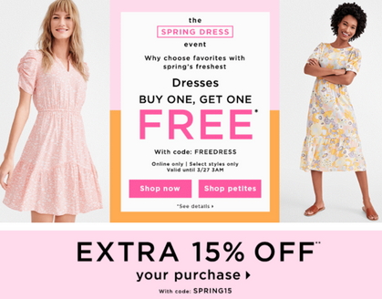 BOGO Free Dresses with code! Deals are Stacking!