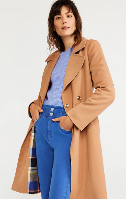 This Gorgeous Ann Taylor Plaid Lined Trench Jacket is marked down, PLUS extra 70% OFF!!