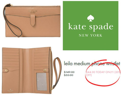 ♠️Kate Spade Wallet Phone Wristlet ONLY $44♠️