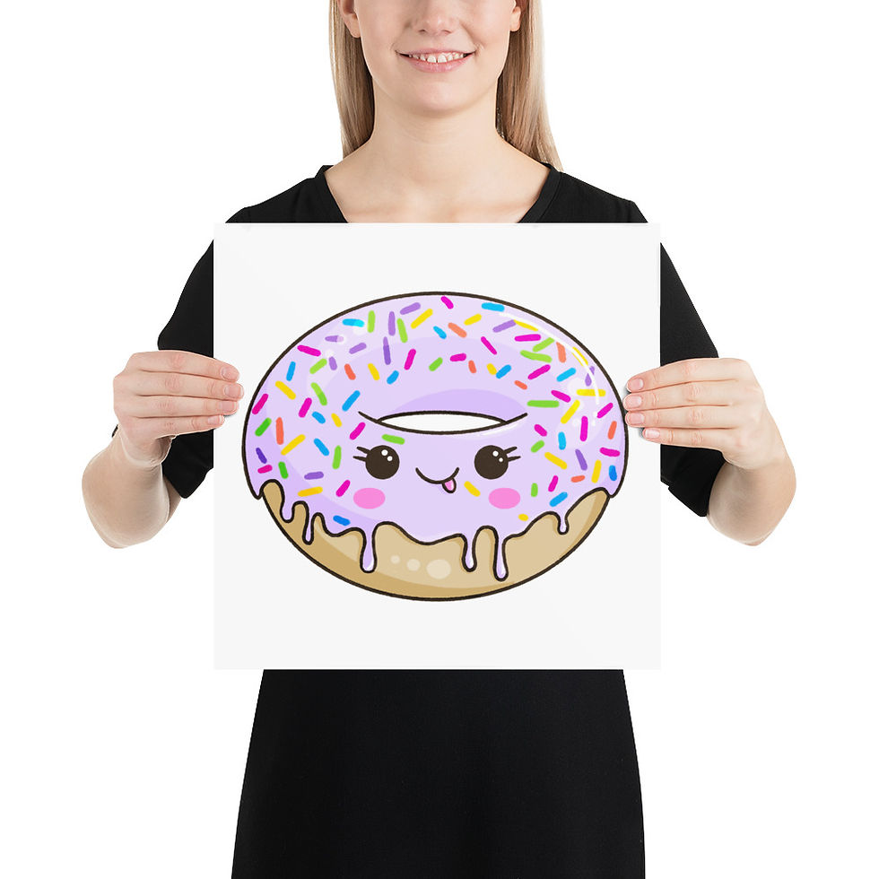 Thumbnail: Poster - Lilac Ring Donut