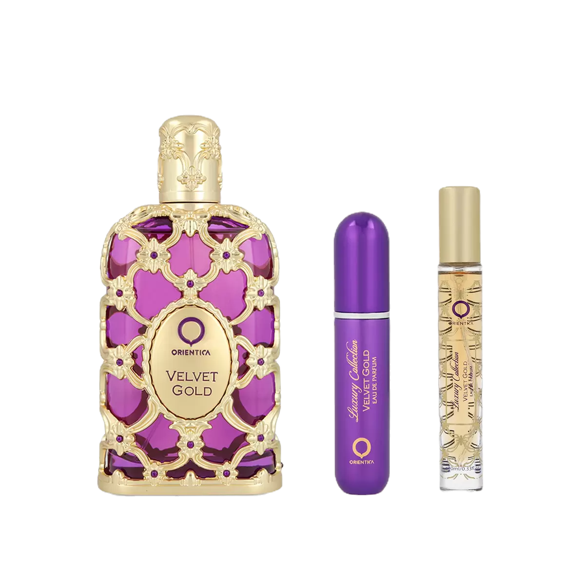 Orientica Set Luxury Collection Velvet Gold 4 Pzs