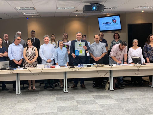 Ney Leprevost apresenta projetos da Secretaria de Justiça, Família e Trabalho à comunidade Católica