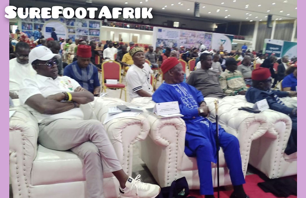 The governorship candidates during the peace accord signing ceremony in Awka