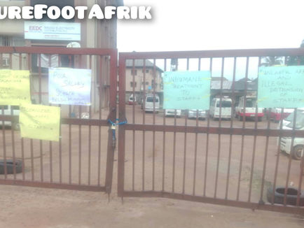 EEDC workers protest arrest of colleagues, decry poor pay, intimidation by management