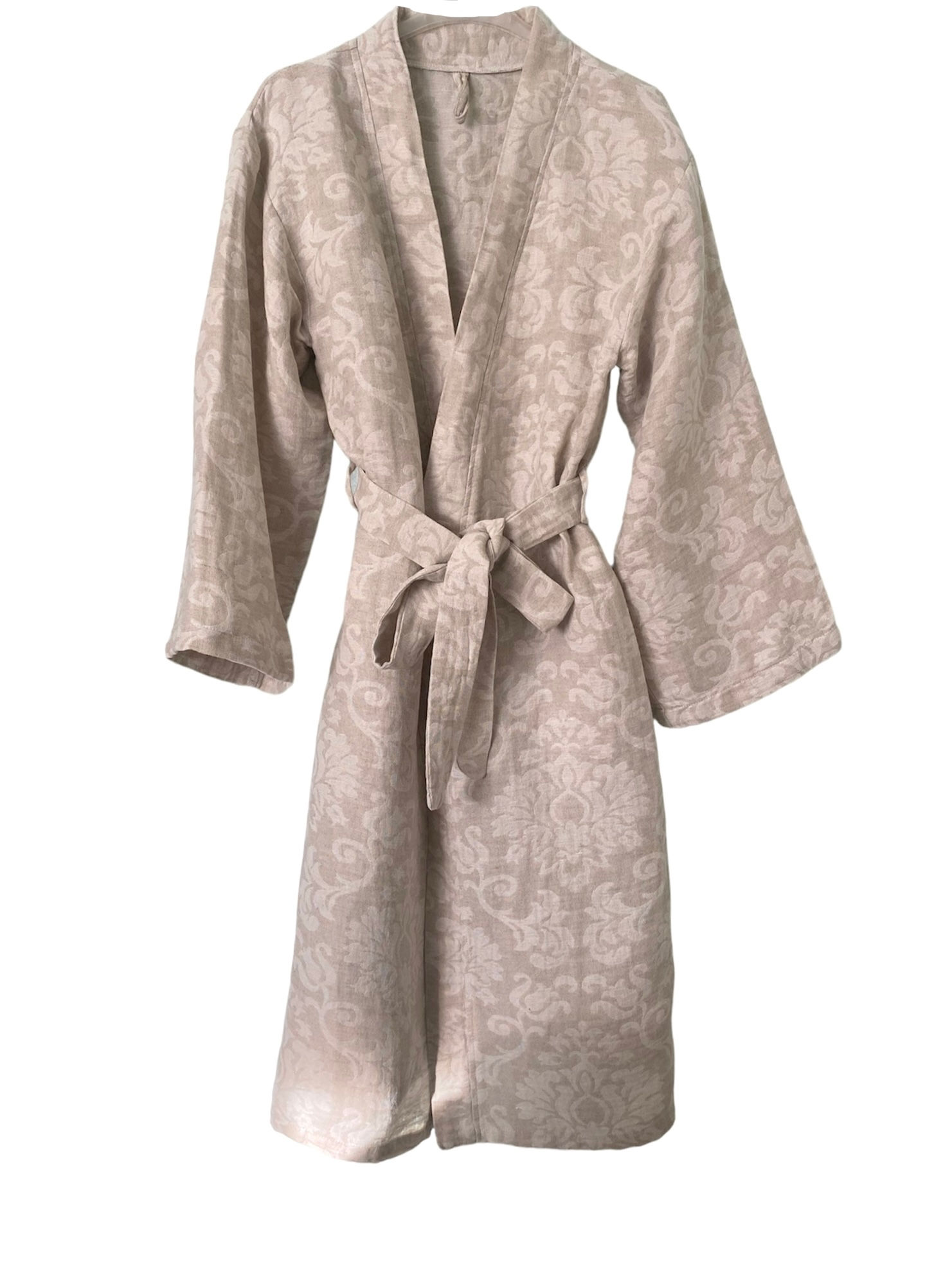 Soft Pure Linen Bathrobe