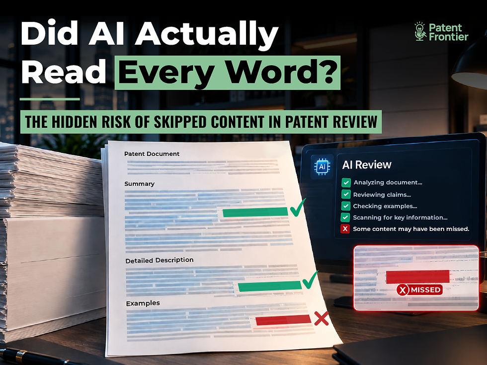 AI Skipping Risks - Patent Related Documents
