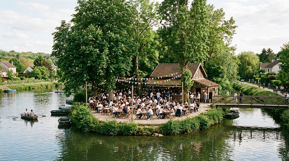 Anniversaire à Champigny : L'Île du Martin Pêcheur, votre restaurant festif au bord de Marne