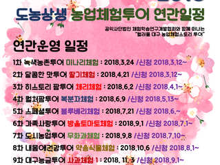 대구도농상생농업체험 일정안내