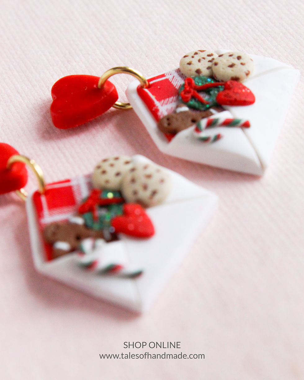 Thumbnail: Christmas Mail Earrings