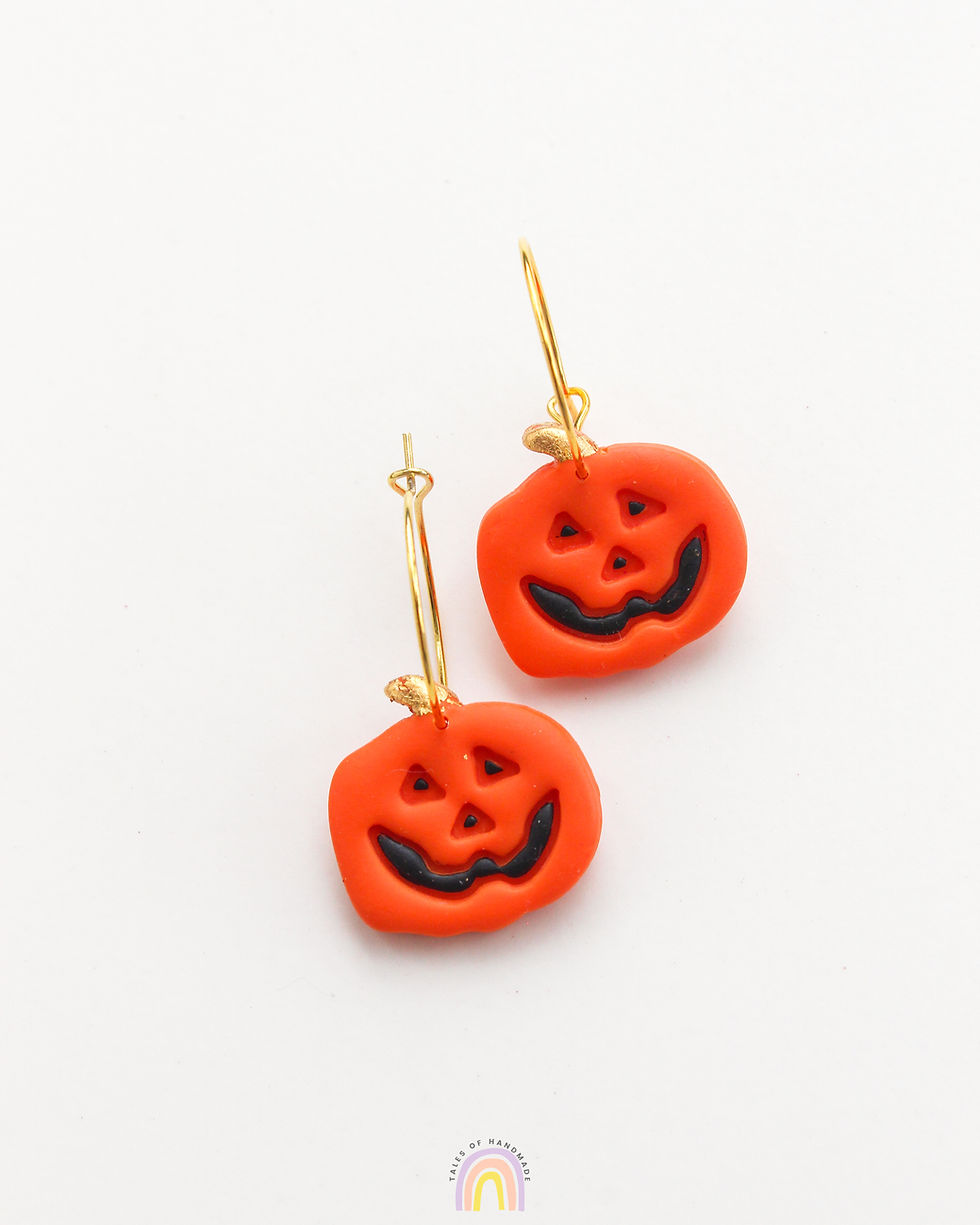 Thumbnail: Jack-o'-lantern Earrings