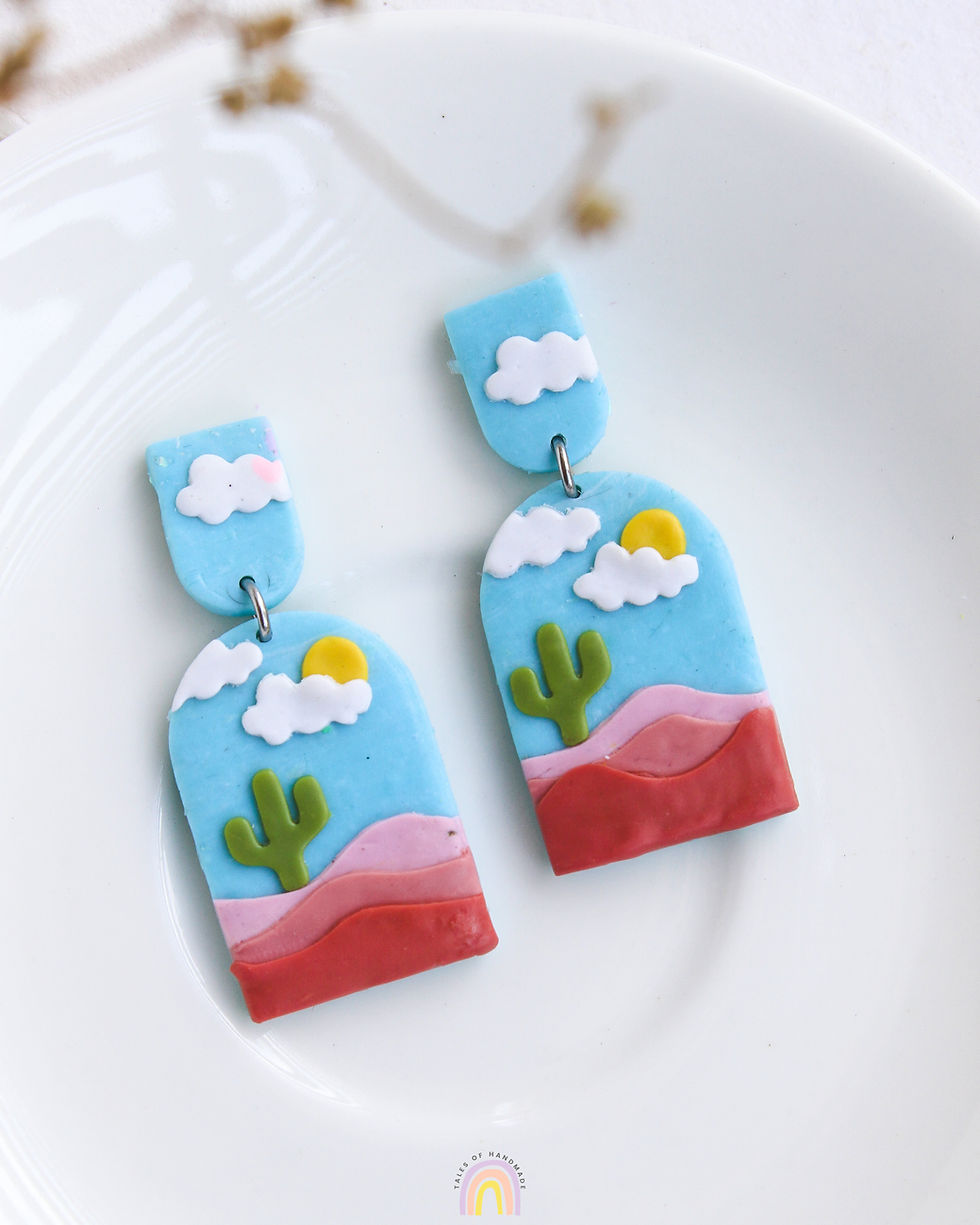 Thumbnail: Dawn & Dusk - Desert Earrings