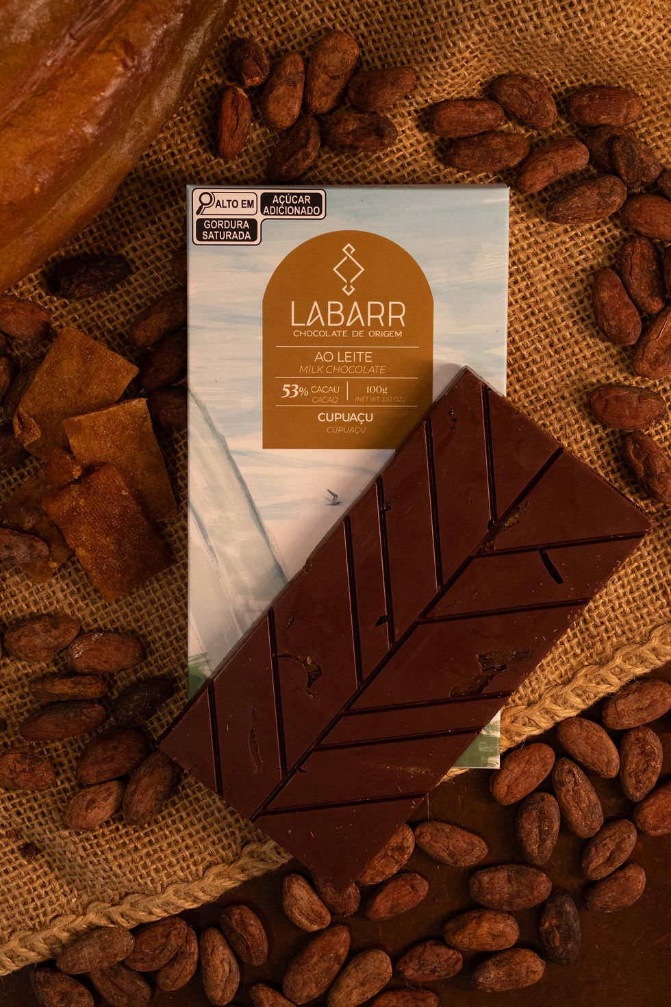 55% Milk Chocolate with Cupuaçu (100g)