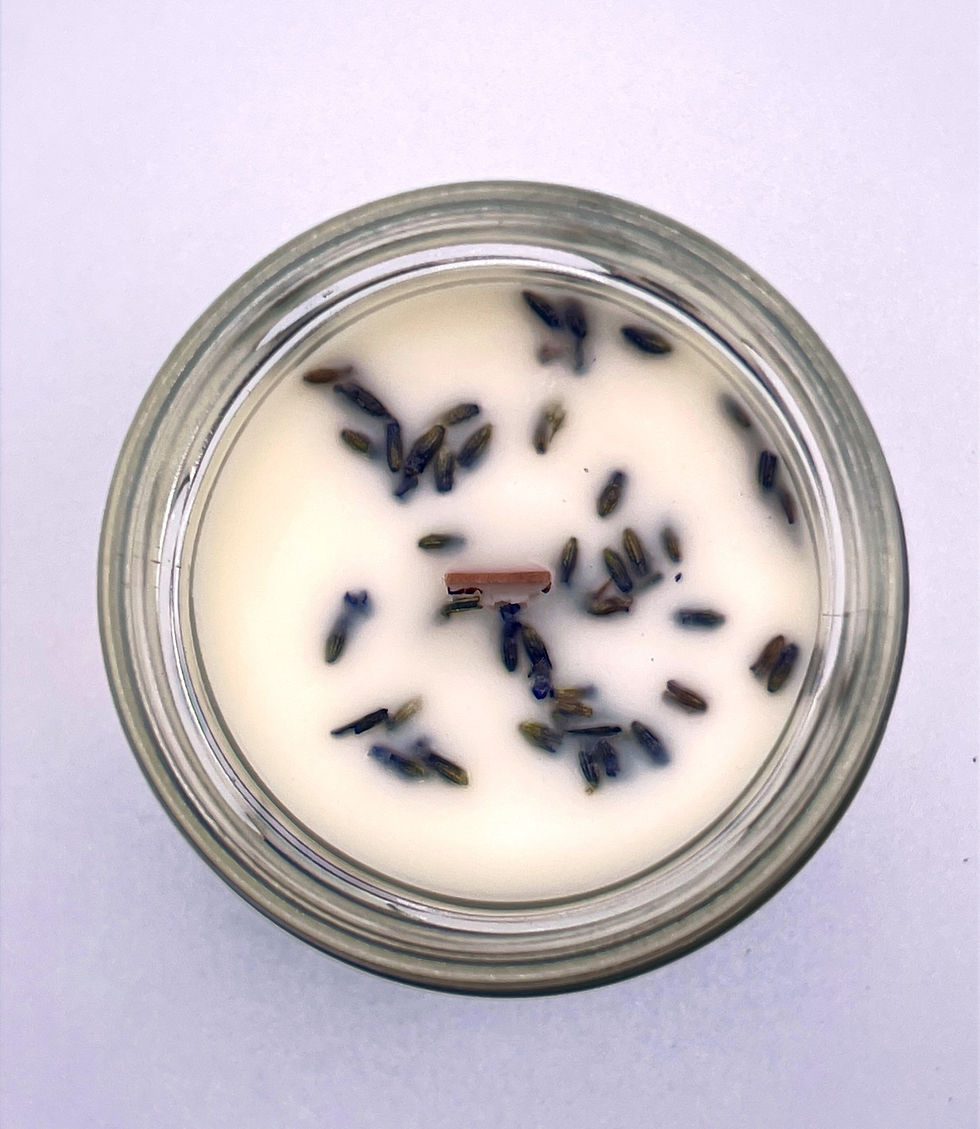 Pagan Poetry Crystal Candle