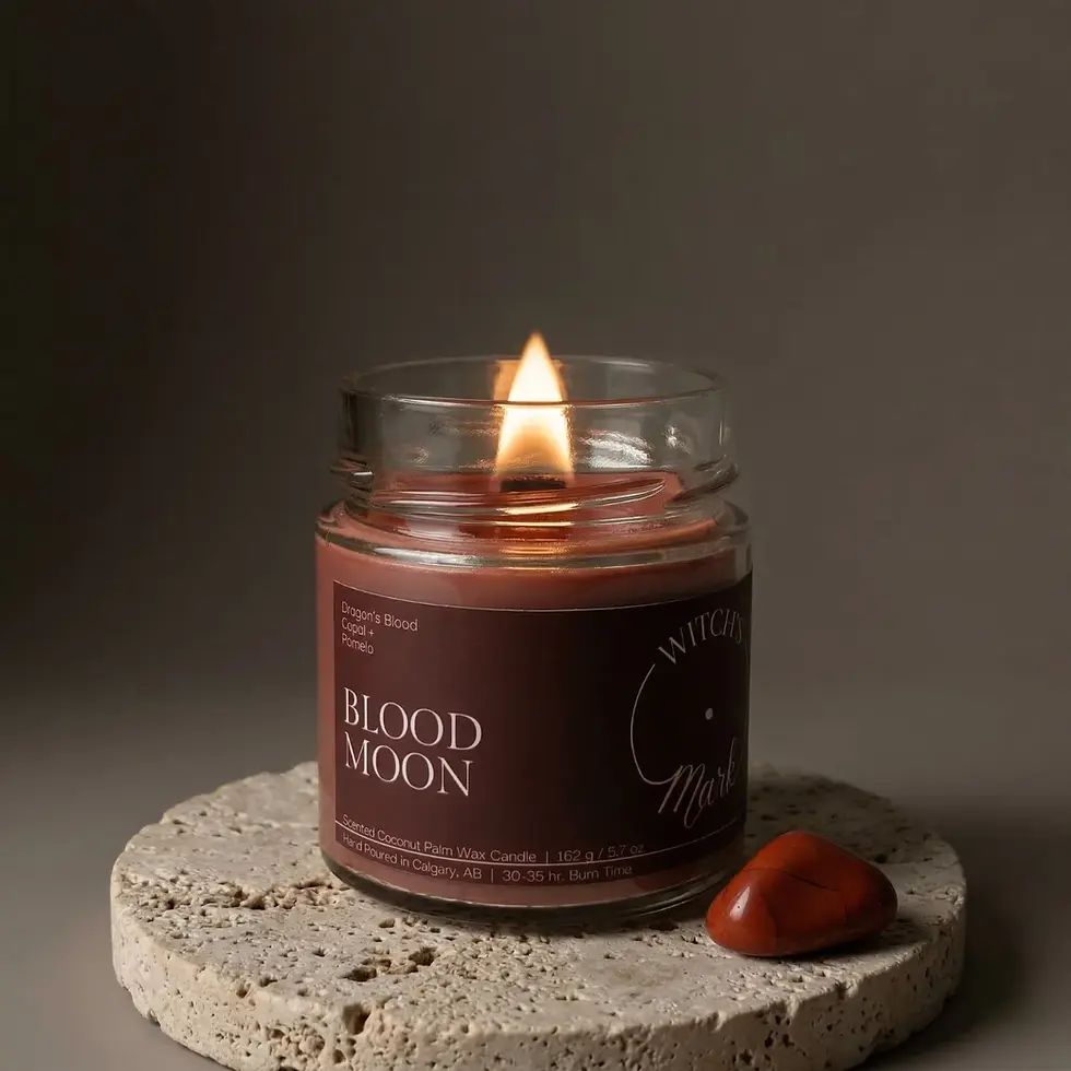 Blood Moon Crystal Candle Hero