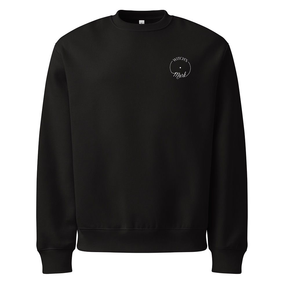 Spread Magick Crewneck Sweater Front - Black