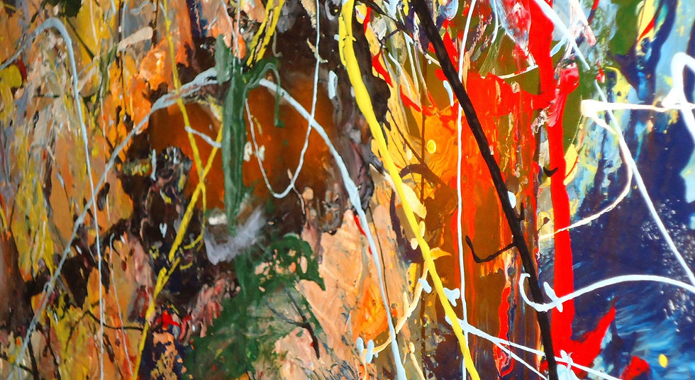 Målning av Jackson Pollock