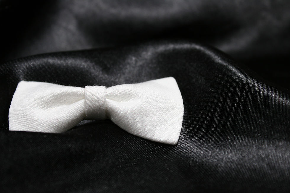 Miniature : Barrette noeud ivoire